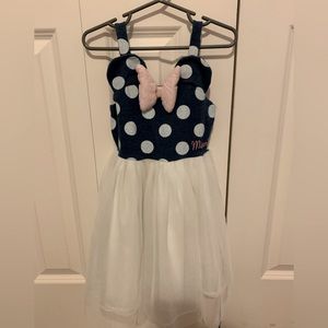Size 4 Disney Minnie dress, navy blue
